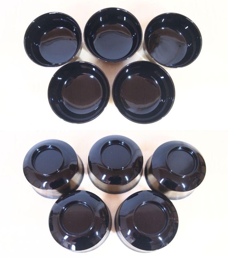 【高級・極美品】輪島塗 漆光堂 金地 絵変わり蒔絵 煮物椀 5客 雑煮椀 漆器