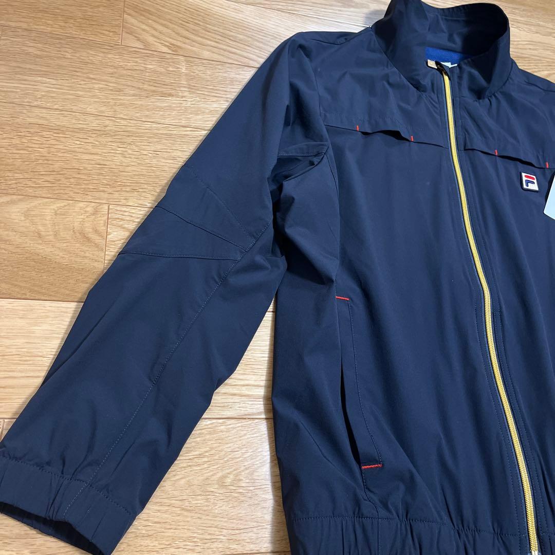 フィラ　テニスウェア　ウインドジャケット　トラックジャケット　XL 紺　新品