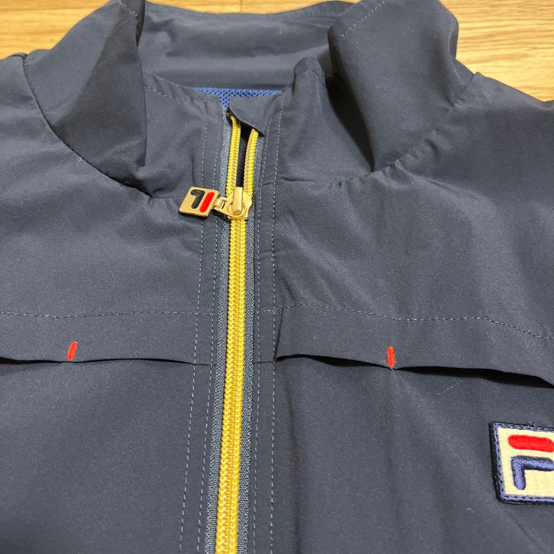 フィラ　テニスウェア　ウインドジャケット　トラックジャケット　XL 紺　新品