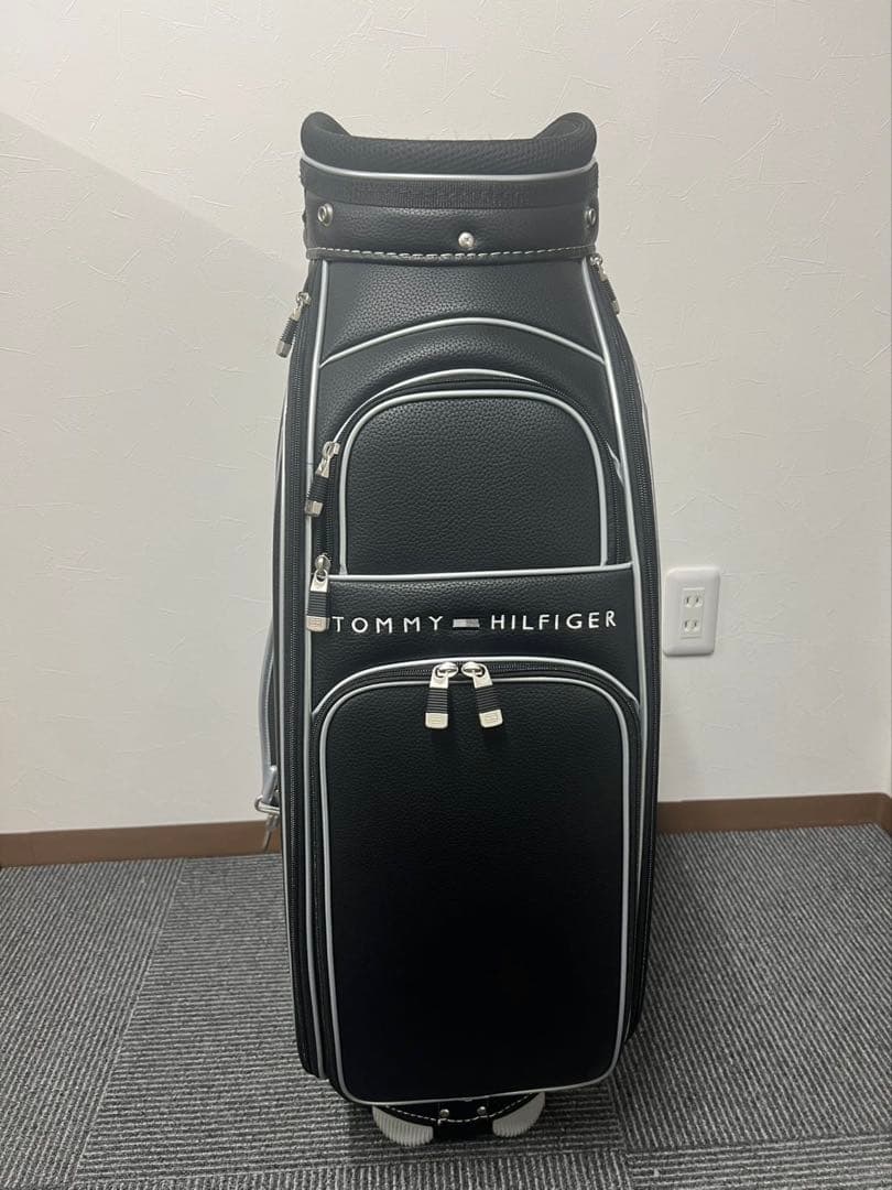   キャディバッグ ブラック/ホワイト