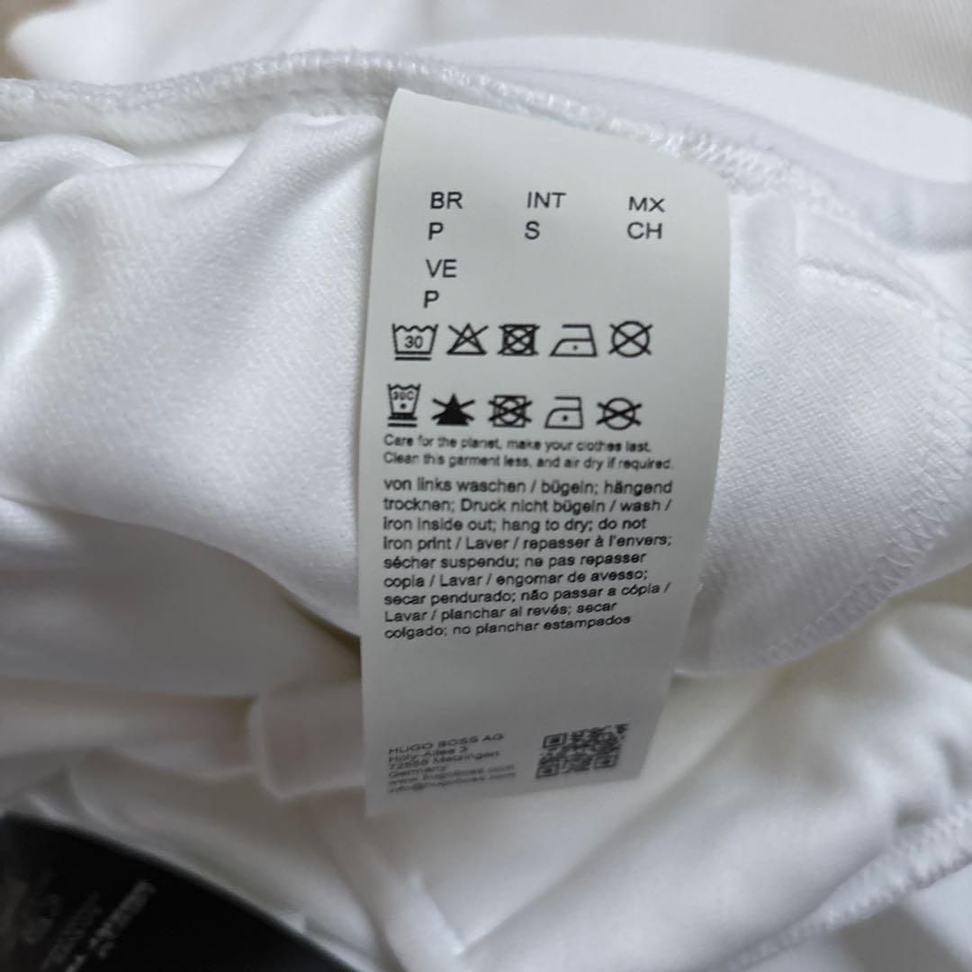 BOSS ホワイト白 ストレッチパンツ S テニス