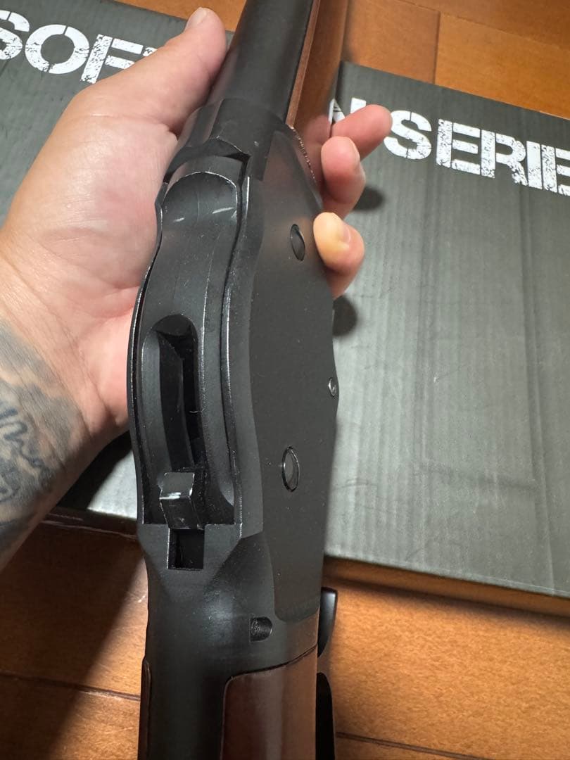 S&T M1887 ガスショットガン リアルウッド