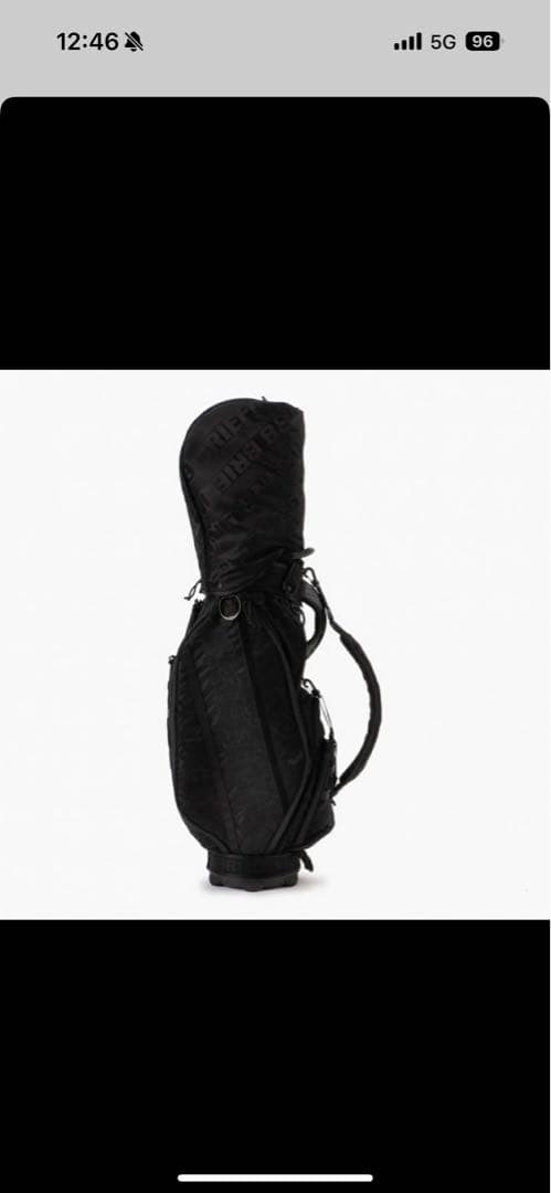 BRG311D06 ブラック ゴルフバッグ　ブリーフィング