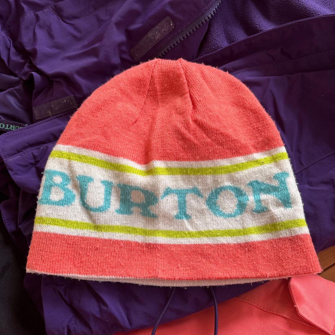 BURTON スノーボード　ジャケット＋ビブ＋キャップセット（子ども用）