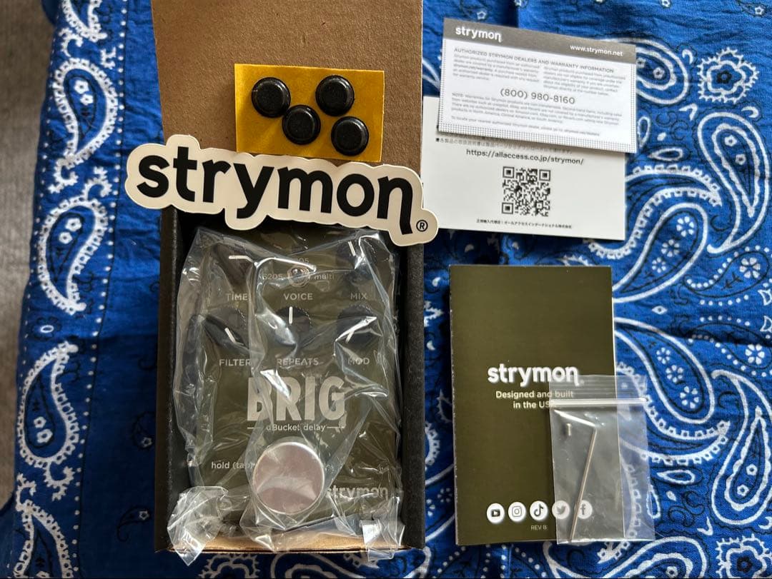 美品　Strymon BRIGディレイ