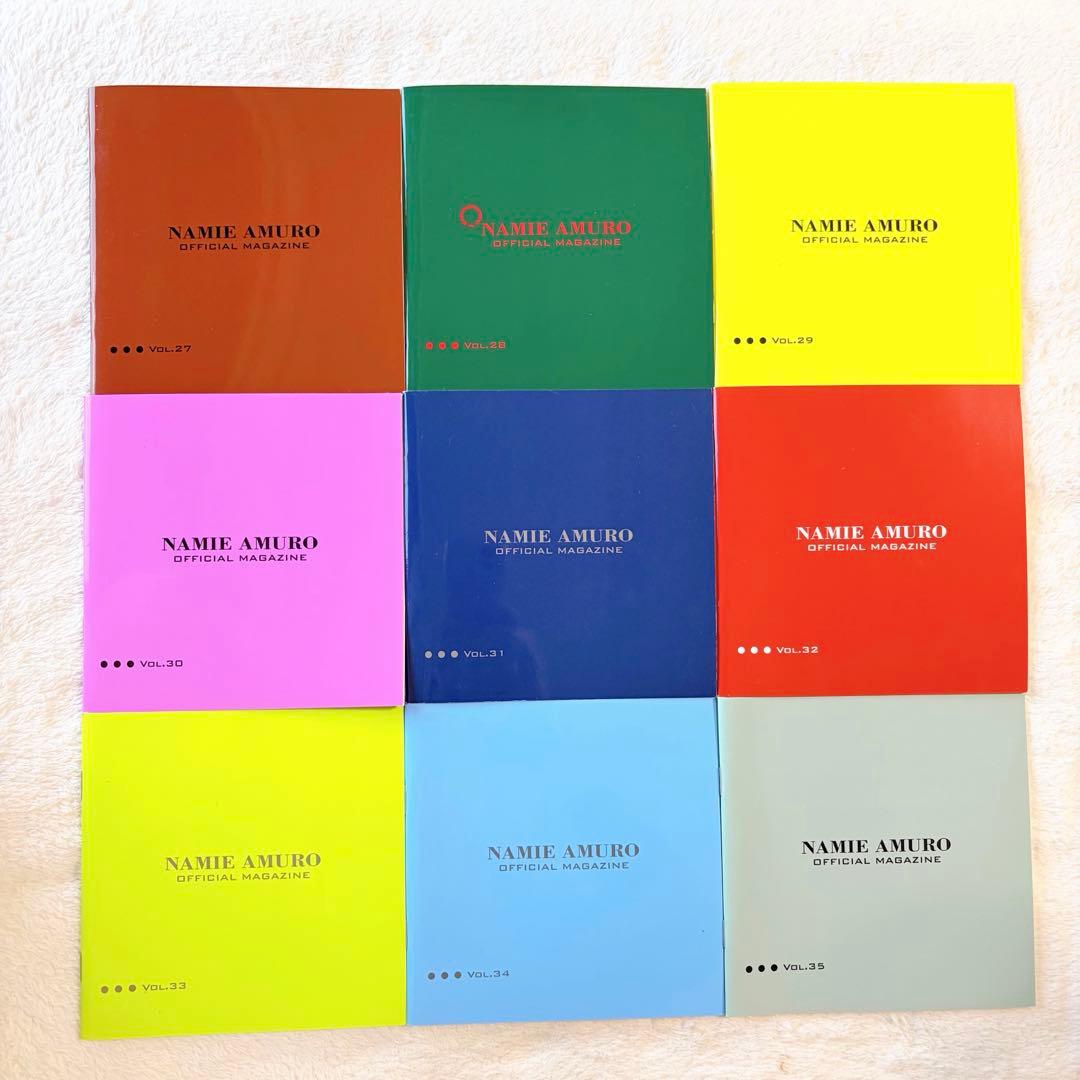 【美品】安室奈美恵 ファンクラブ オフィシャル 会報誌 26冊＋メモ帳（鉛筆付）