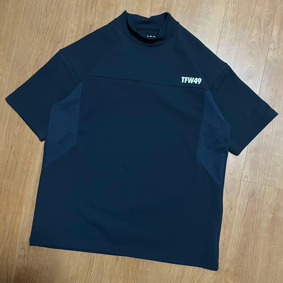 定価2.6万　TFW49 モックネック　Tシャツ L ブラック