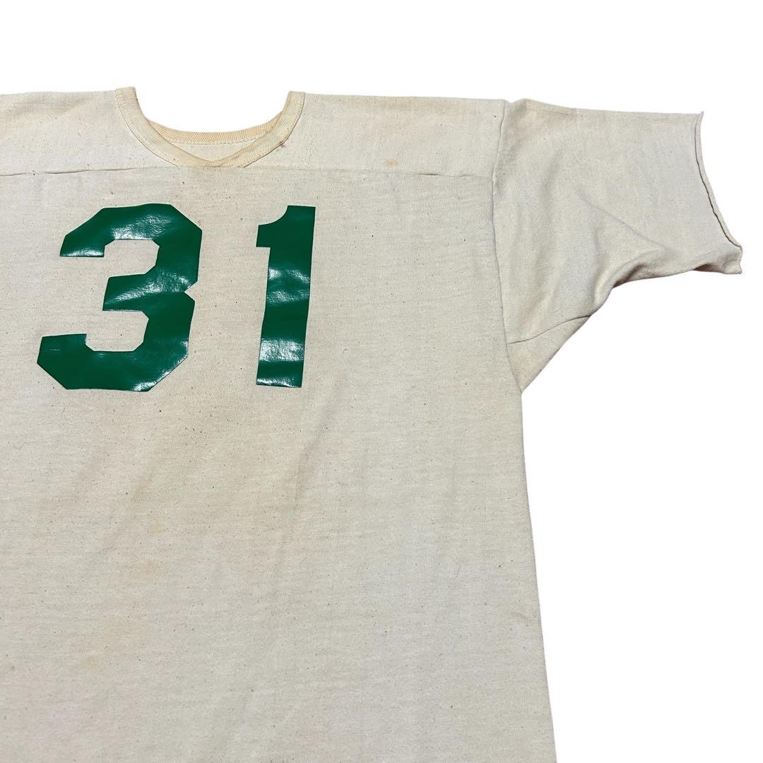 ビンテージ 70s ラッセル　金タグ　フットボール Tシャツ　ナンバリング