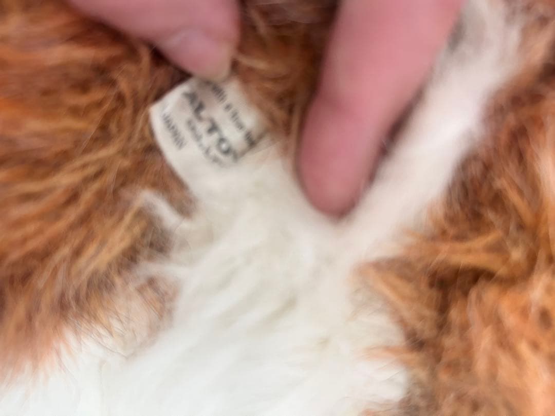 【匿名、即日発送】昭和レトロ　セントバーナード　ぬいぐるみ