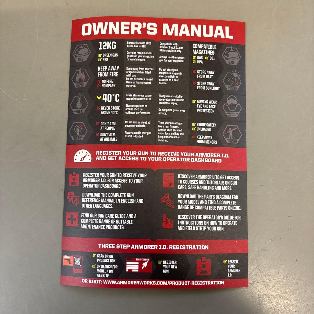 M0541 ARMORERWORKS AW-K00000／AW-K00001