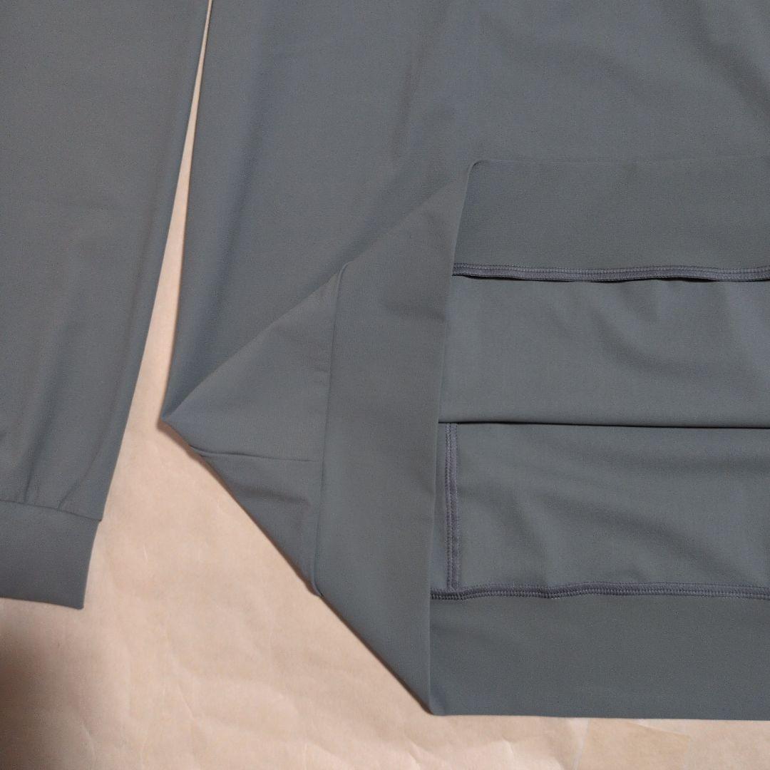 SY32 :メンズ:Lサイズ:ハーフジップ長袖シャツ:オリーブ色