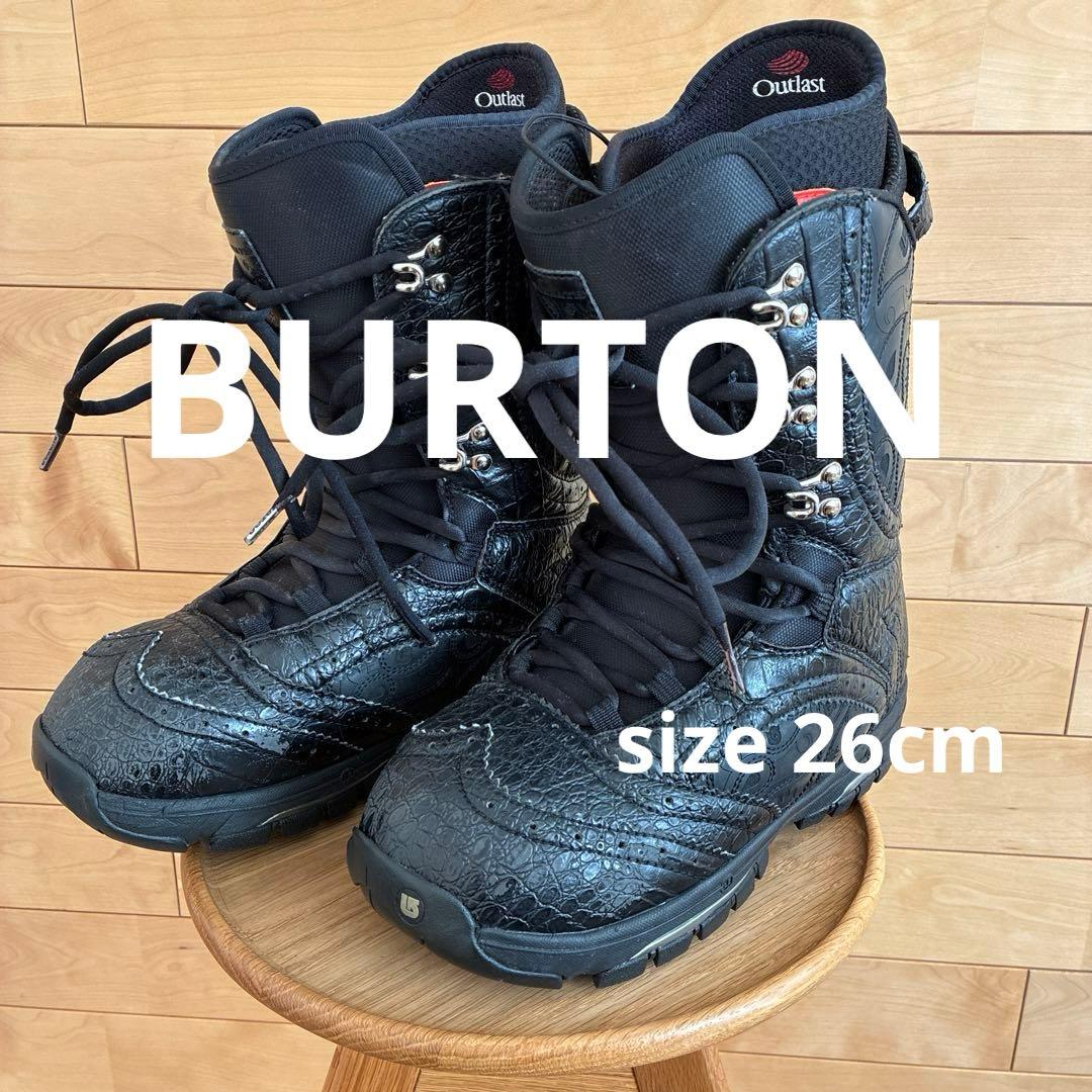 BURTON バートン スノーボードブーツ メンズ 26cm スノボ　ブラック
