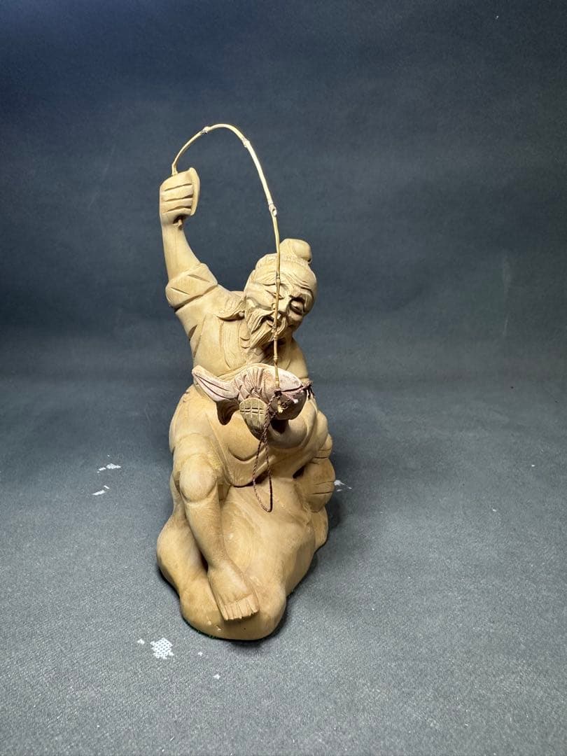 木彫り　骨董 木像　木製　仏教　密教　置物　骨董　アンティーク　魔除け　お守り