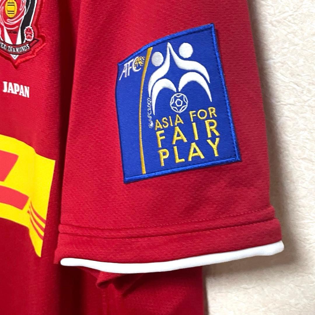 【正規品】浦和レッズ 2007 ACL優勝 闘莉王 4 フルパッチ L