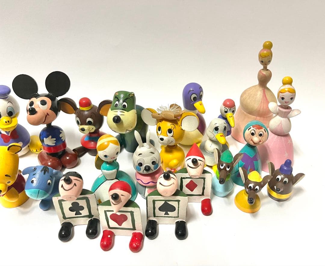 希少美品【Disney まんがこけし】59体 昭和レトロ