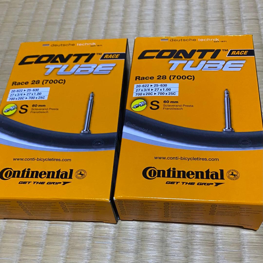 新品　コンチネンタルGP5000 25C クリンチャー チューブ付