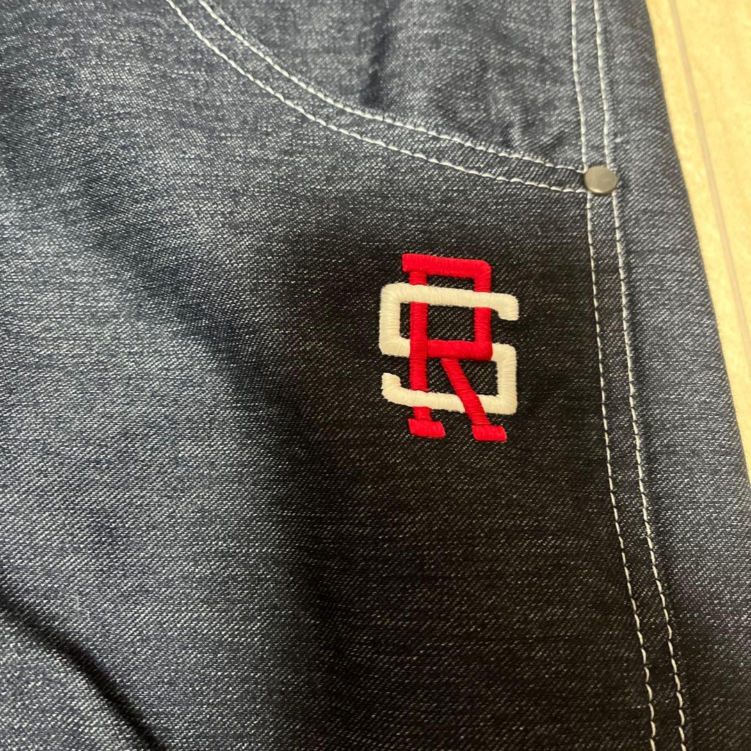 rough &swell ゴルフ　メンズ　L パンツ　ズボン　紺　美品