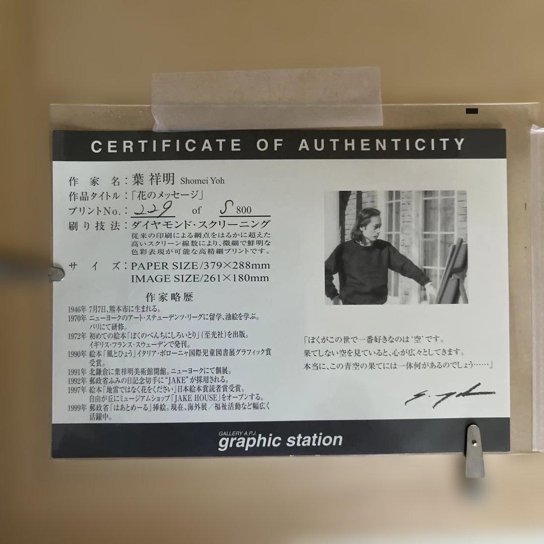 葉 祥明　花のメッセージ