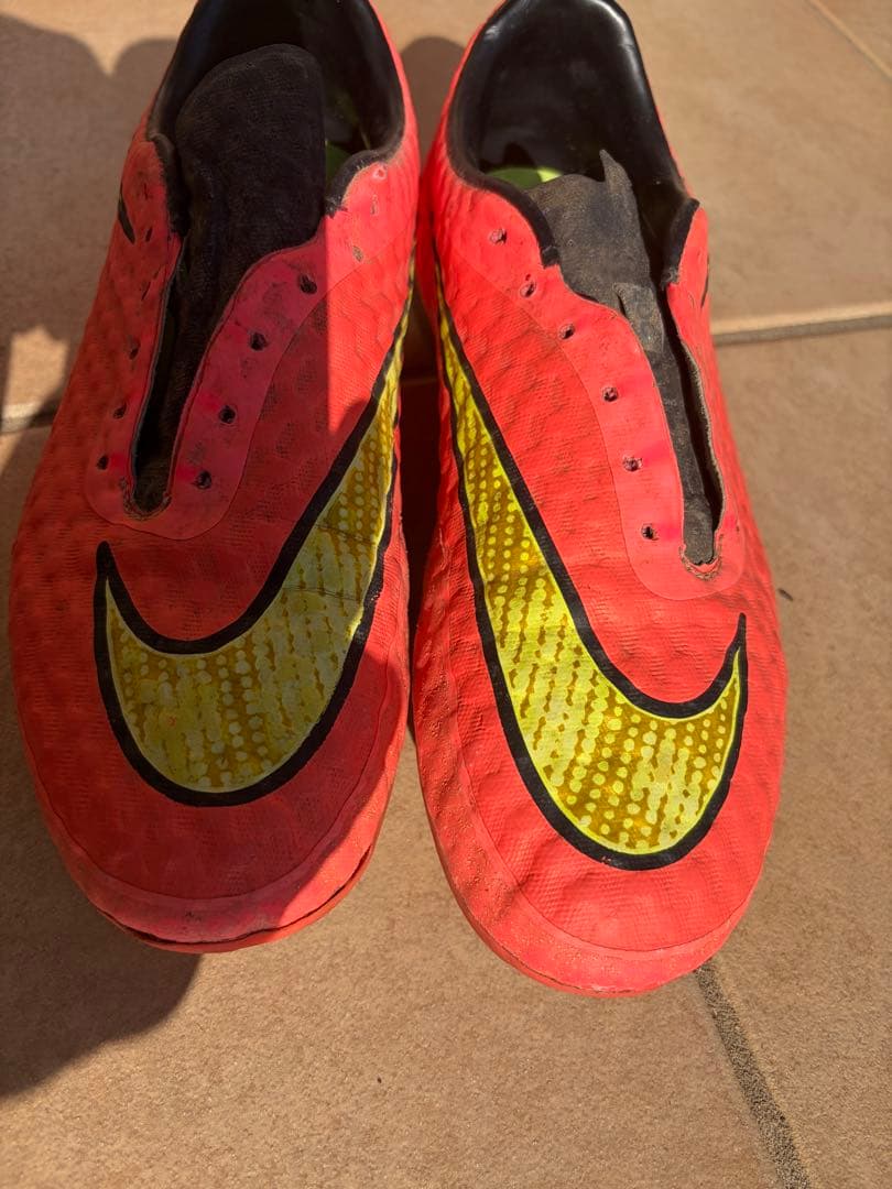 【初代】26cm /Nike ハイパーヴェノムスパイクシューズ 赤/黄