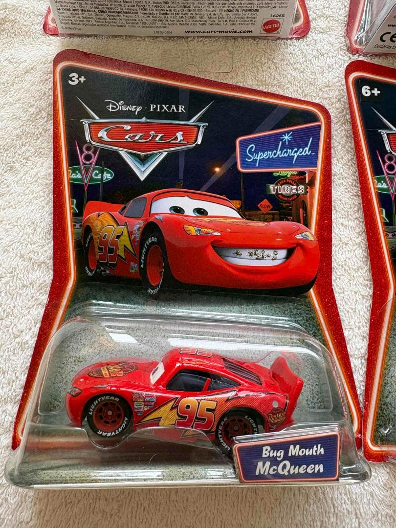 ディズニー カーズ ミニカー 6種セット マテル マックイーン ドック バーニー