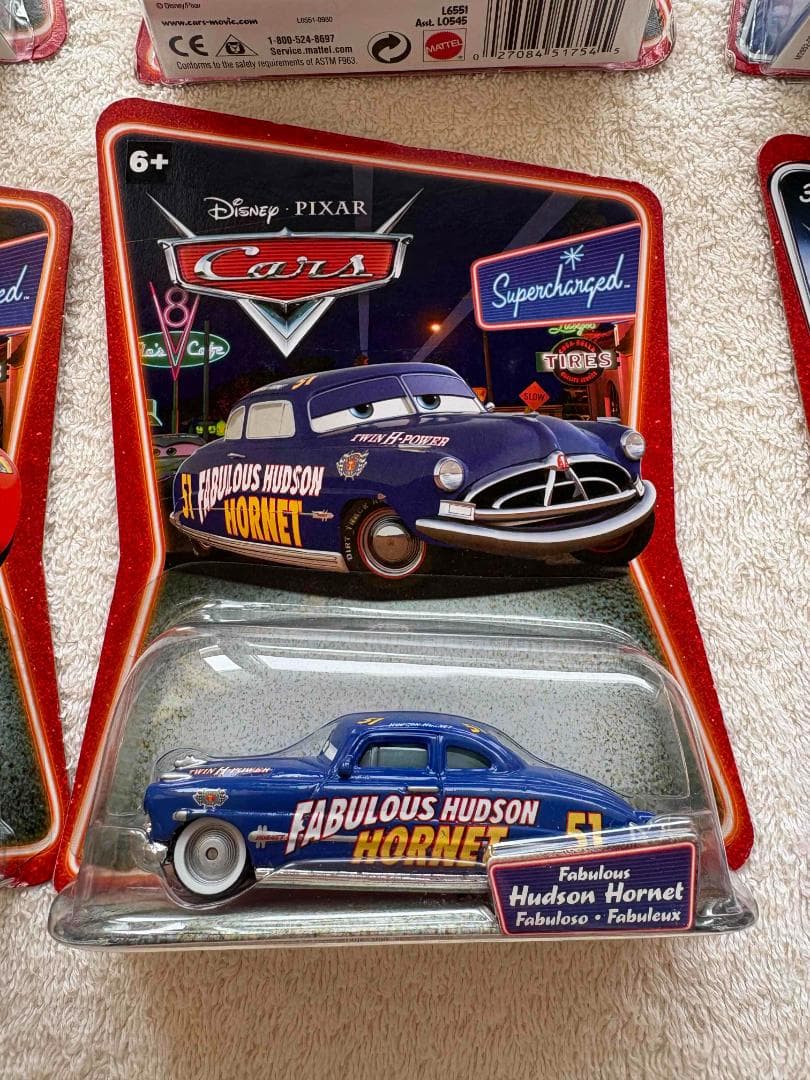 ディズニー カーズ ミニカー 6種セット マテル マックイーン ドック バーニー