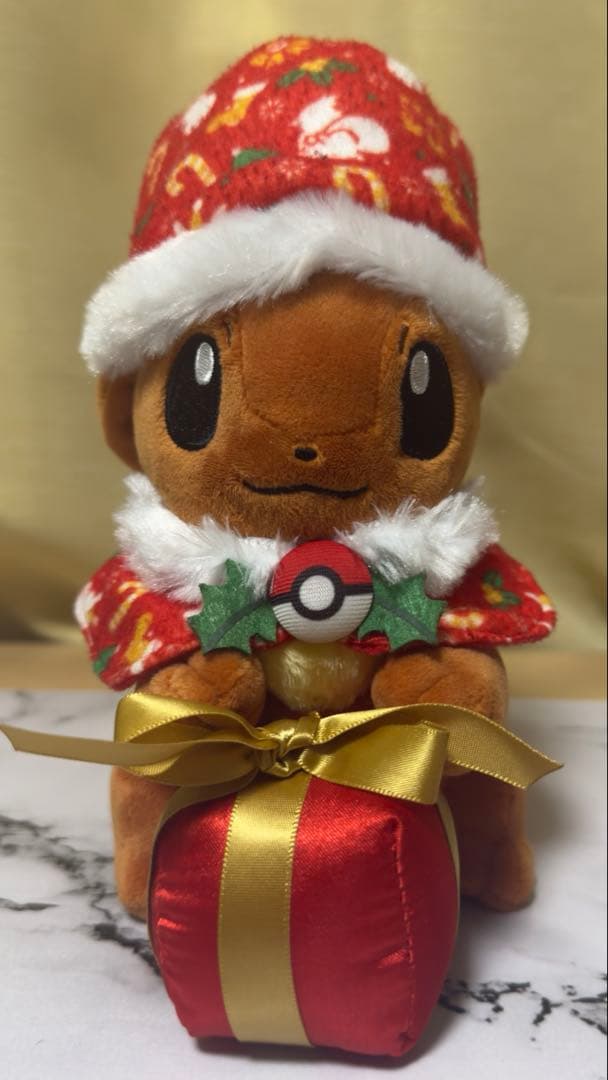 ポケモンセンターオリジナル ぬいぐるみ プレゼントボックスを持ったイーブイ