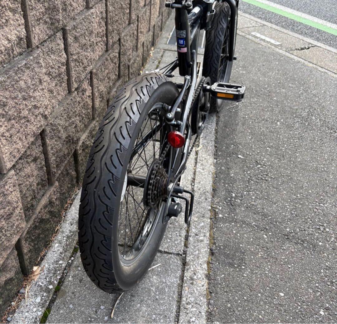 HUMMER 折りたたみ自転車 ブラック