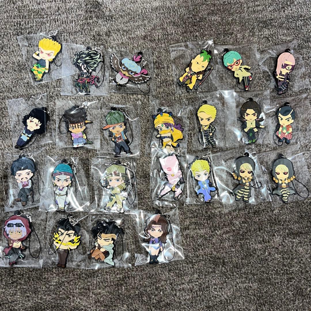 ジョジョの奇妙な冒険　ラバーストラップセット