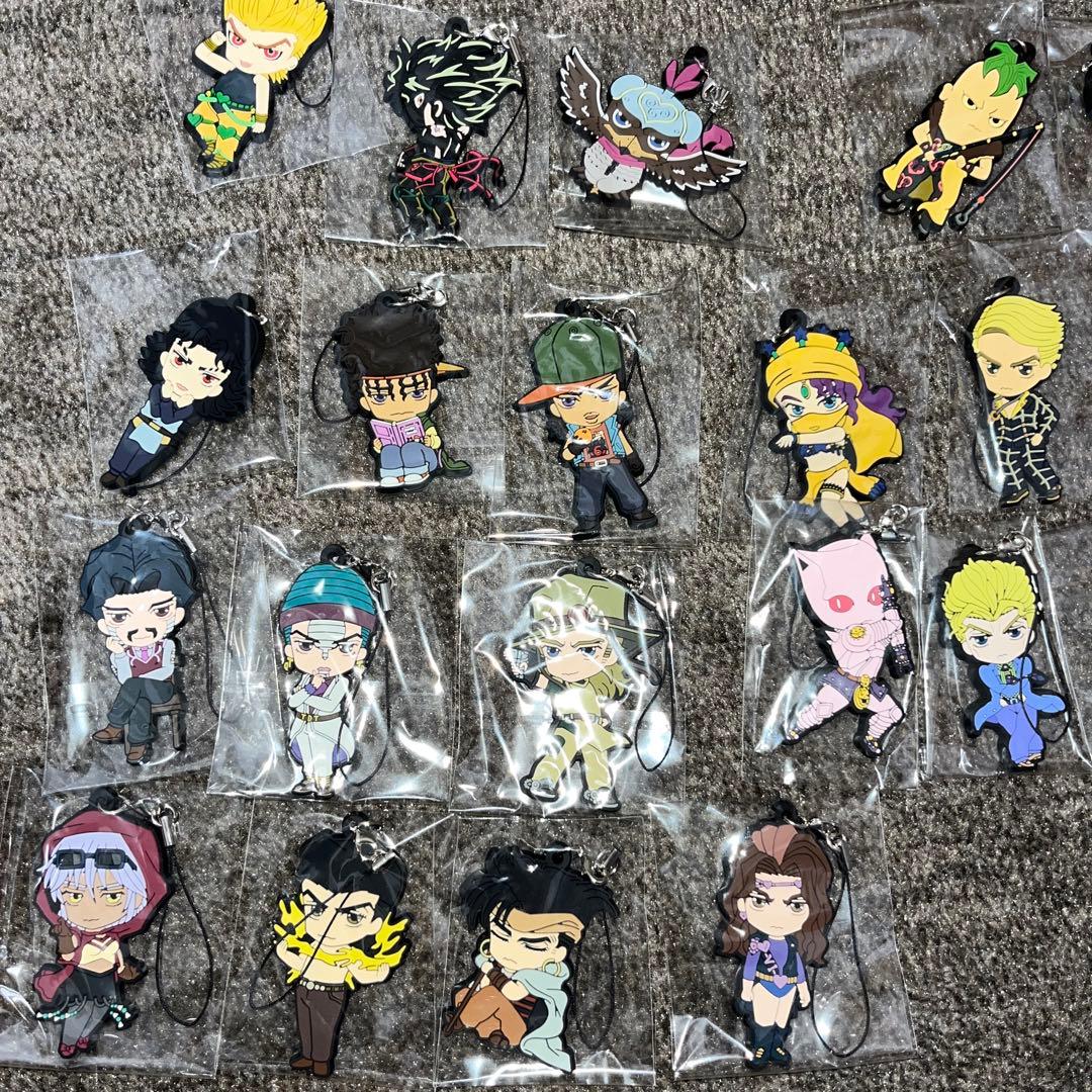 ジョジョの奇妙な冒険　ラバーストラップセット