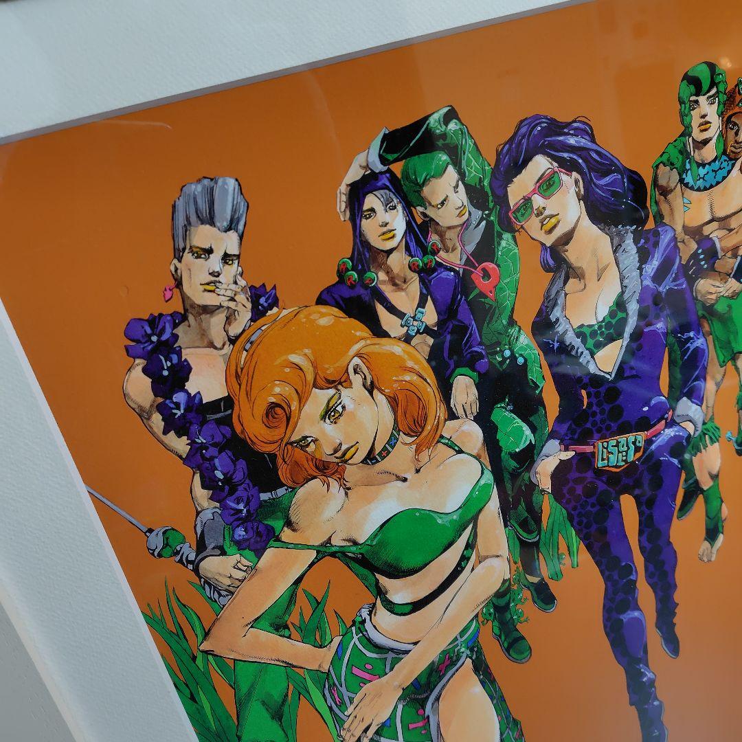 ジョジョの奇妙な冒険 複製原画 長崎 キーヴィジュアル ジョジョ展 冒険の波紋