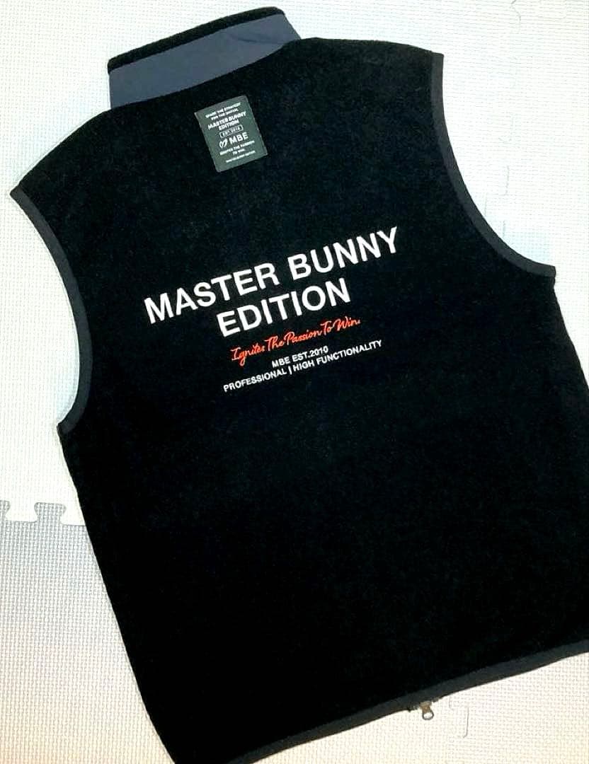 マスターバニーエディション 毛混ブークレ フルジップベスト（BLK／5）