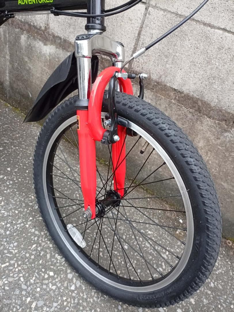 Discovery 折りたたみ自転車 20インチ black/red