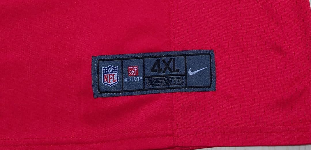 NFL バッカニアーズ トム・ブレイディ NIKE リミテッドジャージ【4XL】