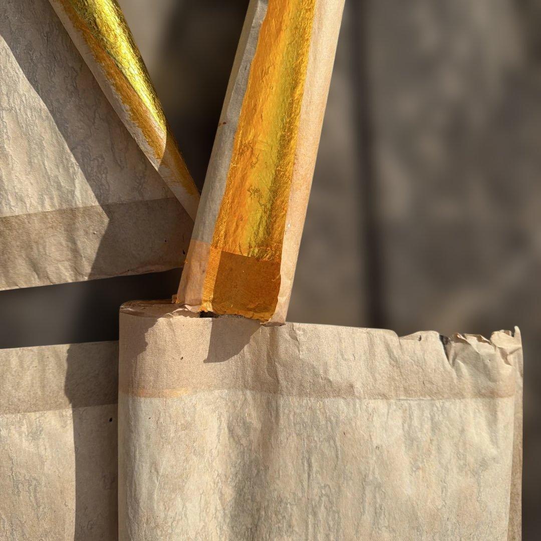 大正〜昭和期 和紙に金箔／金泥 下地紙・見本紙 まとめて