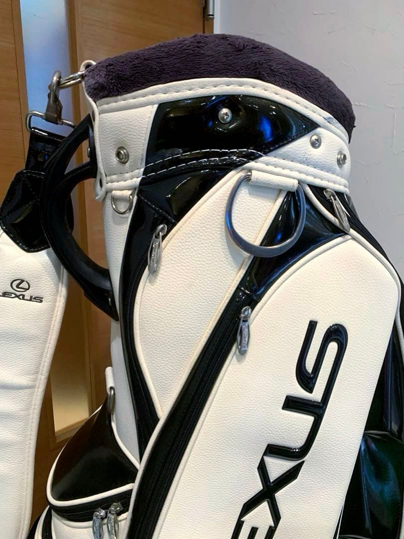 希少　完売　正規品　レクサス　LEXUS 3眼　キャディバッグ　カーボン　合皮