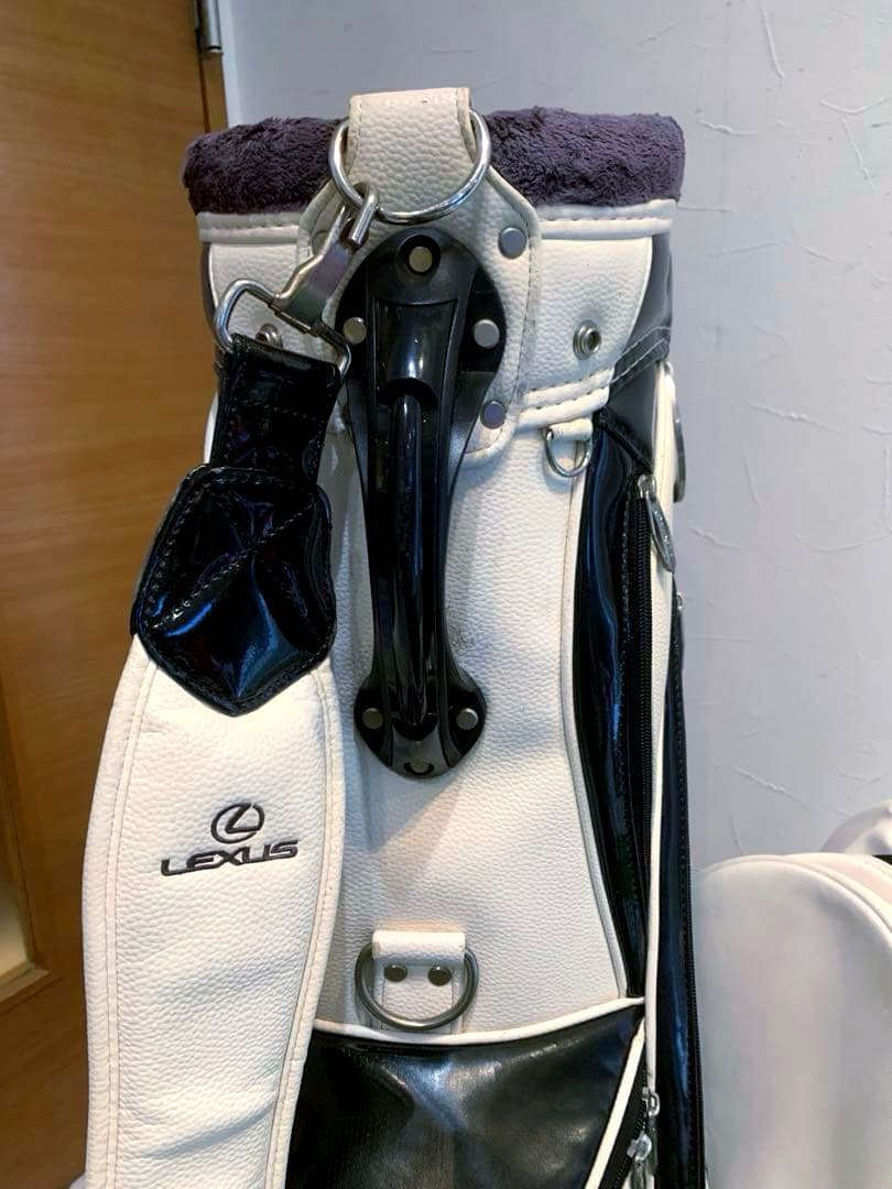 希少　完売　正規品　レクサス　LEXUS 3眼　キャディバッグ　カーボン　合皮