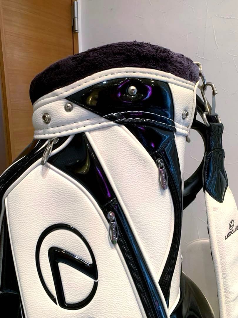 希少　完売　正規品　レクサス　LEXUS 3眼　キャディバッグ　カーボン　合皮