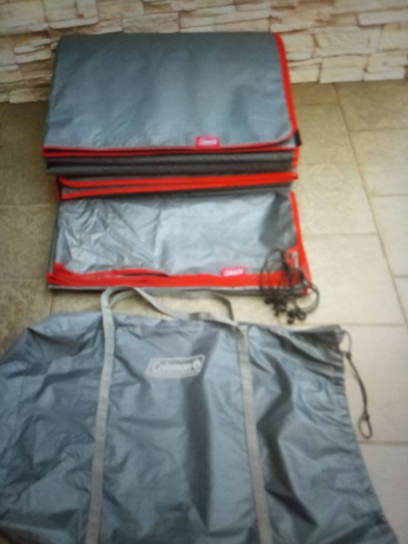 Coleman タフワイドドーム IV 限定カラー　グレー　マットセット付きです