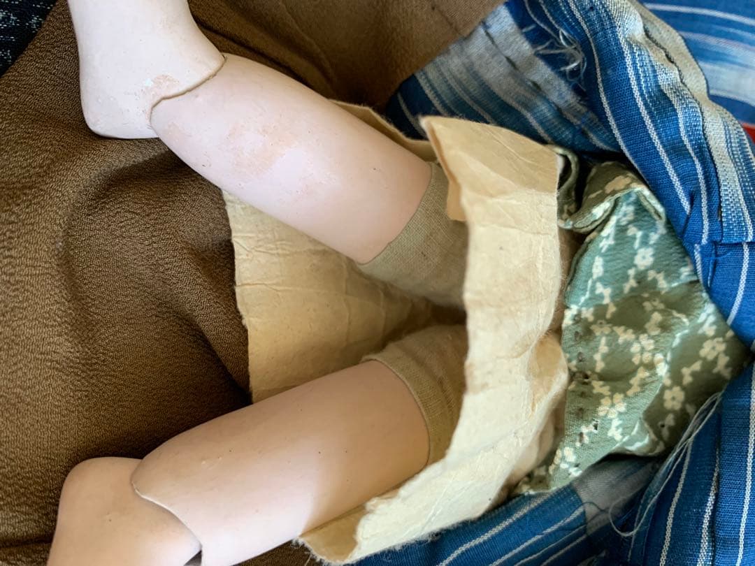 明治時代　市松人形　③ アンティーク　骨董