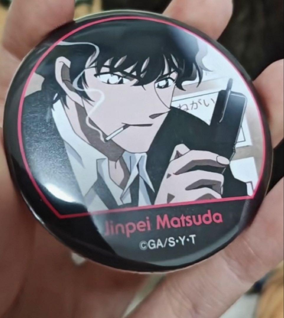 希少　名探偵コナン　fan's selection　缶バッジ　松田陣平