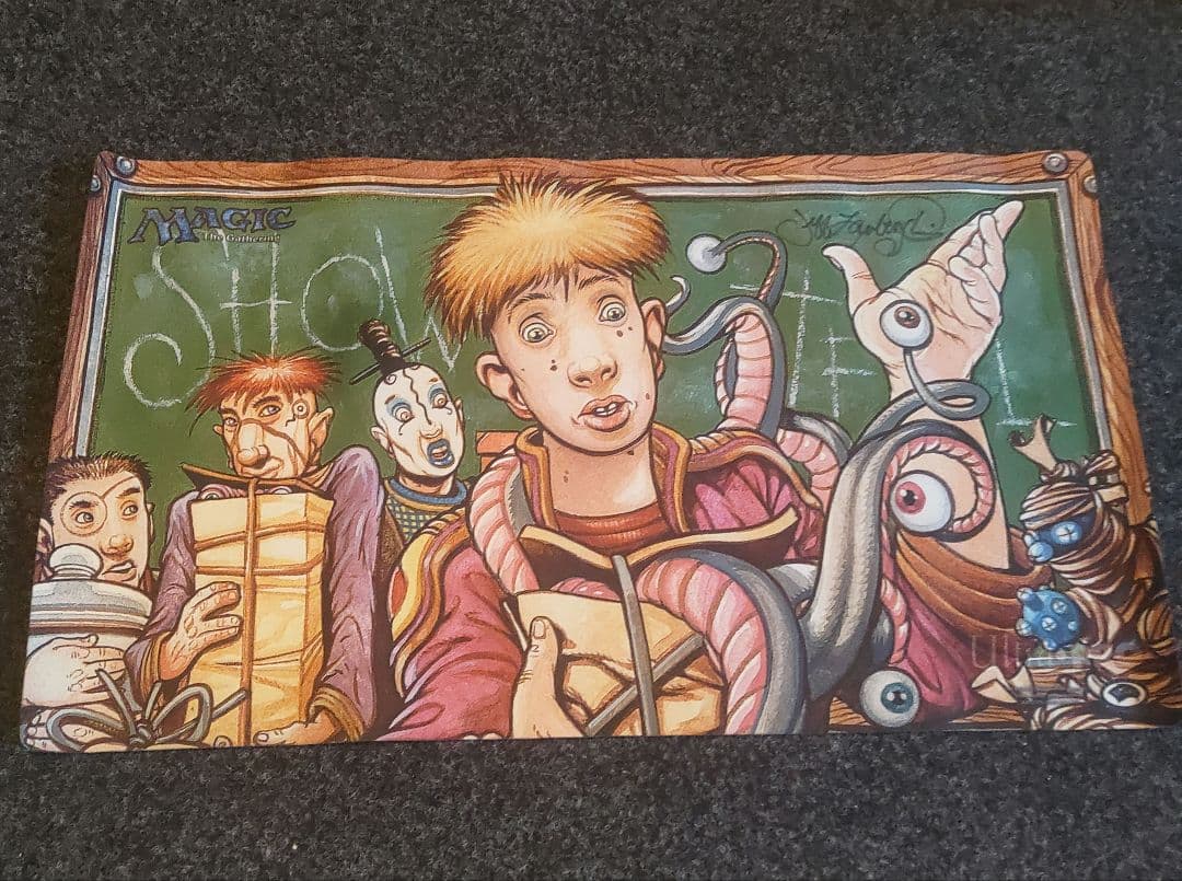 実物提示教育 プレイマット サイン入り MTG