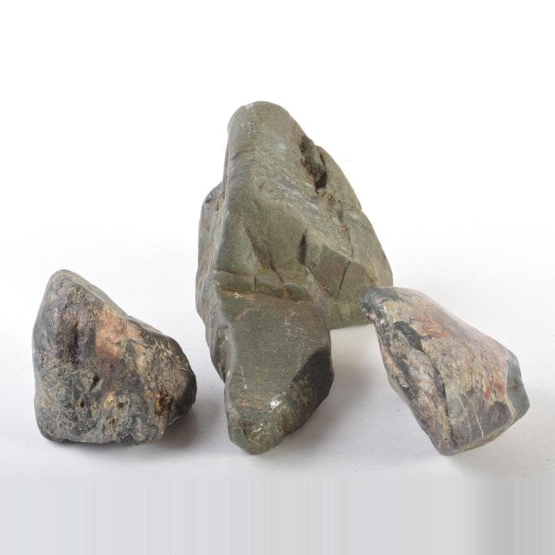 天然石　鑑賞石　菊花石など　置物　3点まとめて　C　5460A