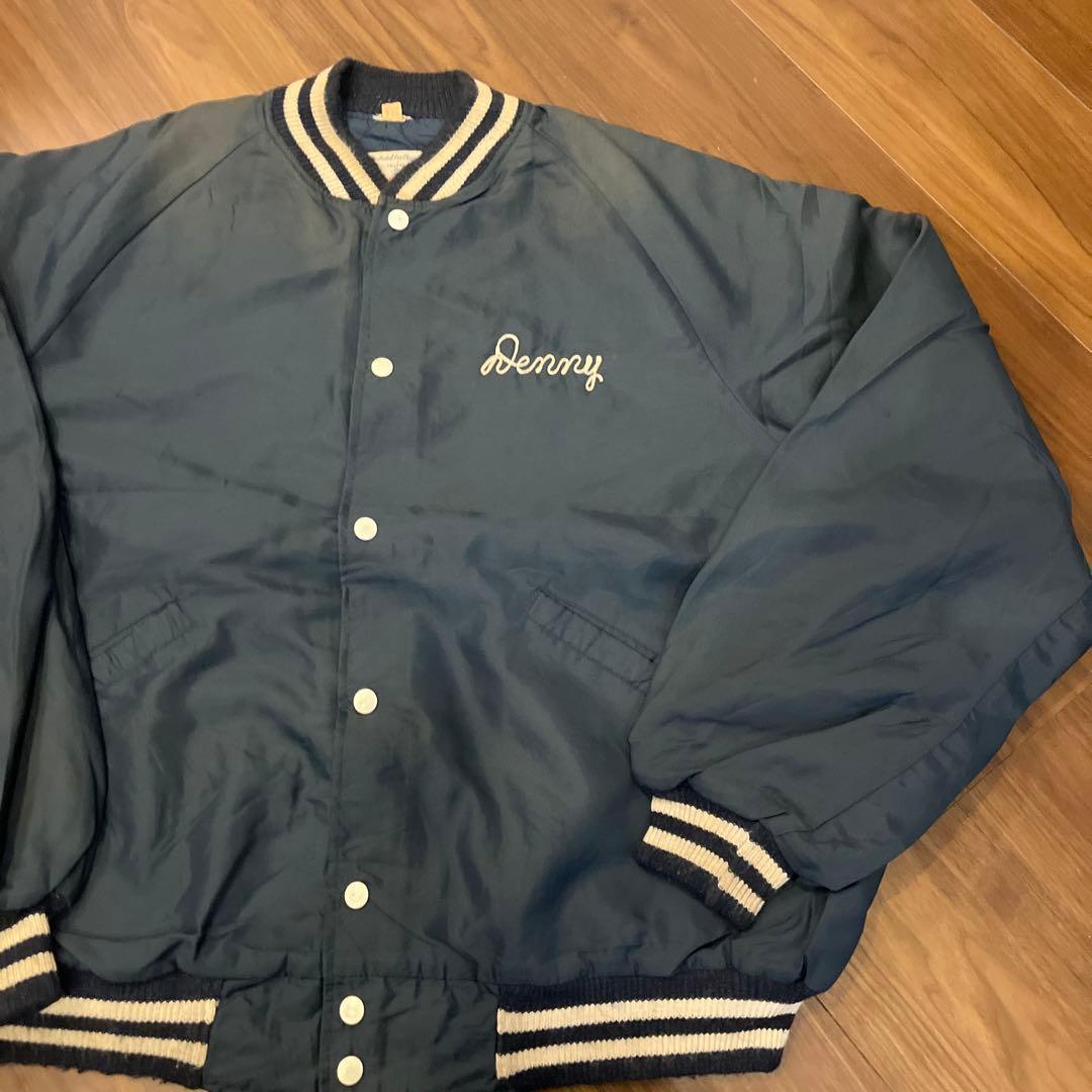 Vintage BUTWIN 80s/ヴィンテージジャケット/XXLネイビー