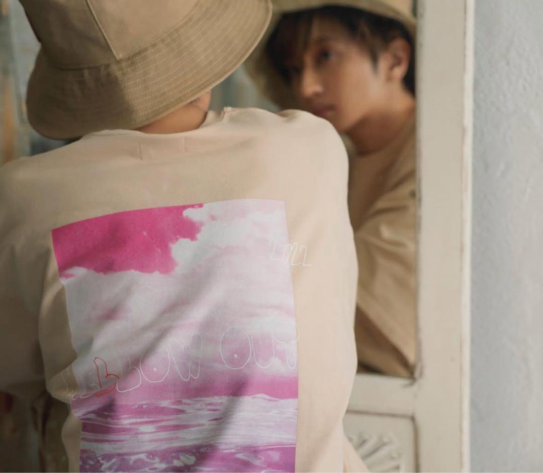 ナップタイム　naptime. Nissy 西島隆弘　パンツ　Tシャツ　ベージュ