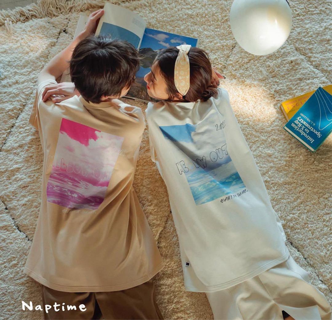 ナップタイム　naptime. Nissy 西島隆弘　パンツ　Tシャツ　ベージュ