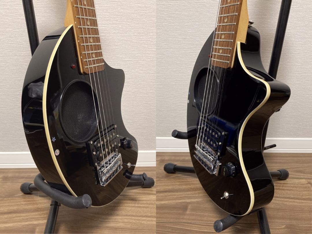 ほぼ新品 FERNANDES ZO-3 T 芸達者 黒 イヤホンジャック付き