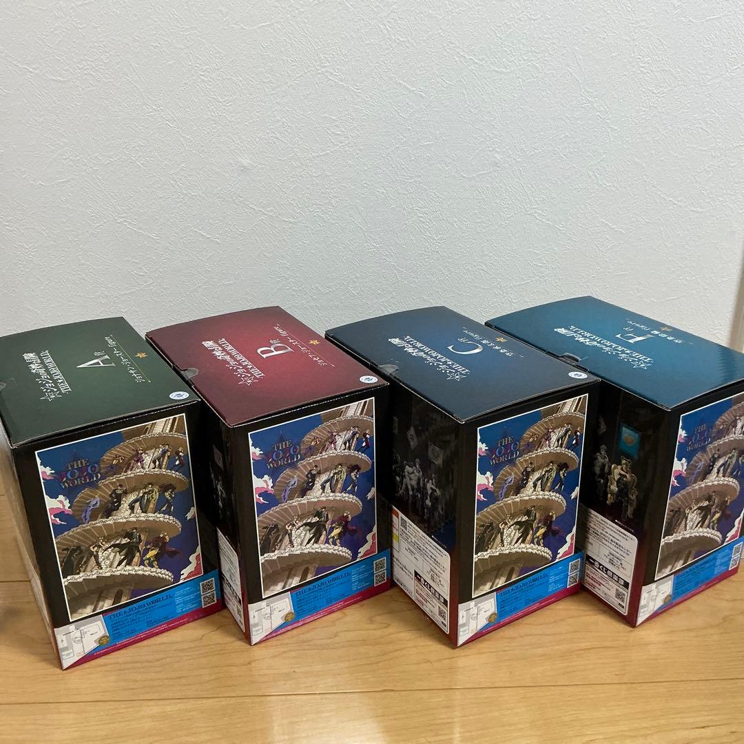 一番くじ　ジョジョの奇妙な冒険 THE★JOJO WORLD フィギュア4点