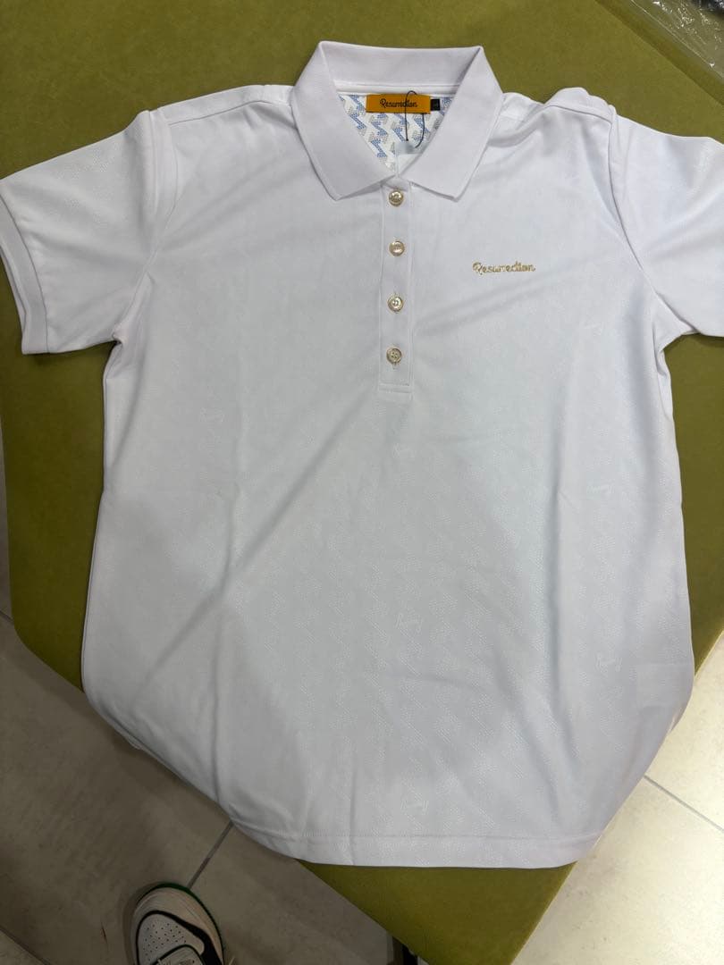 Resurrection ホワイトポロシャツ L