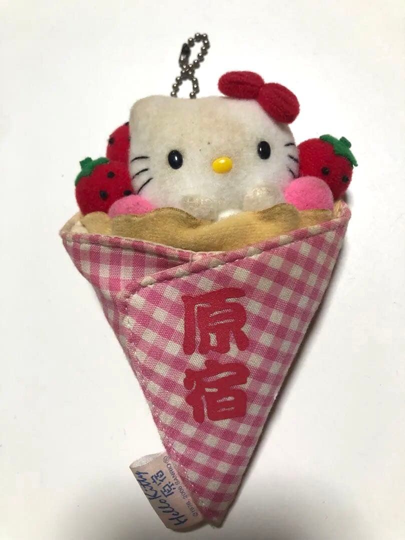 【1/2まで！】ご当地キティ 原宿 クレープ ぬいぐるみマスコット