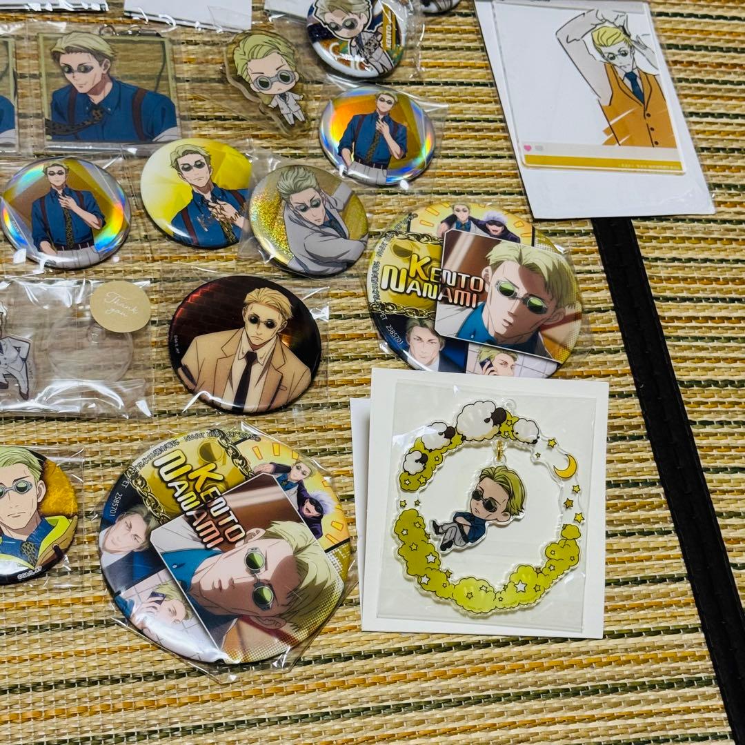 まとめ 呪術廻戦 七海建人 缶バッジ アクリルキーホルダー 等 セット 。